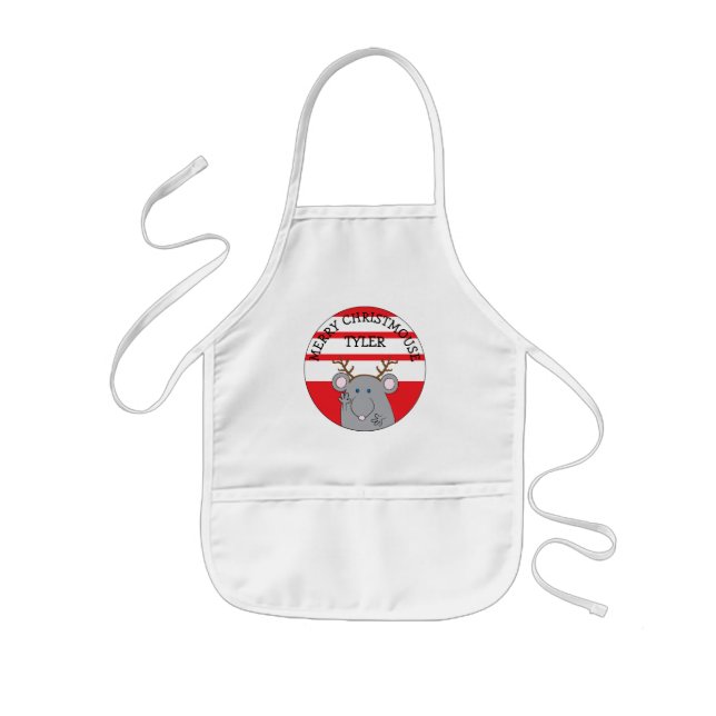 Avental Infantil Natal Apron "FELIZ NATAL" (Frente)