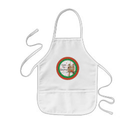 Avental Infantil Natal Apron Reindeer Diz