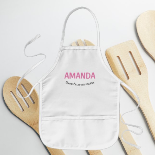 Avental Infantil Nome da pai Auxiliar (In Situ)