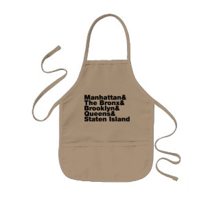 Avental Infantil Nova Iorque do ~ de cinco cidades