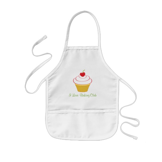 Avental Infantil O Chef Personalizado da Criança Apron com Cupcake  (Frente)