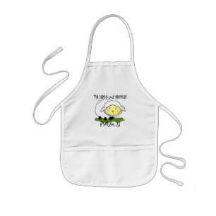 Avental Infantil O SENHOR é meu pastor Salmo 23 Camiseta infantil -
