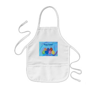 Avental Infantil Óculos Decorativos de felz pascoa Aprons para Cria