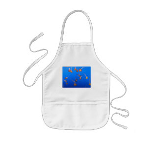Avental Infantil Orange Jellyfish Apron