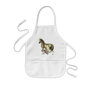 Avental Infantil Ouro Unicórn & Shy Fairy Apron