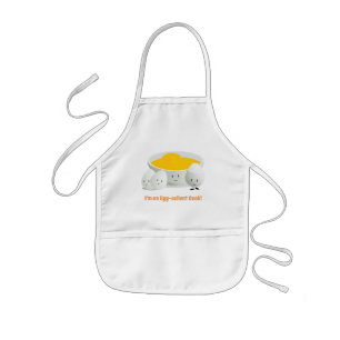 Avental Infantil Ovos e gemas de ovos Kids Apron