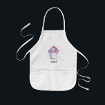 Avental Infantil Padaria personalizada do cupcake da aguarela<br><div class="desc">Com um cupcake fraco, lunático do splatter da aguarela do estilo, o avental bonito deste miúdo pode facilmente ser personalizado. Use o nome da sua criança para este avental, o texto é inteiramente editável. Isto igualmente faz um grande presente da lembrança para o cupcake do cozimento de uma criança que...</div>