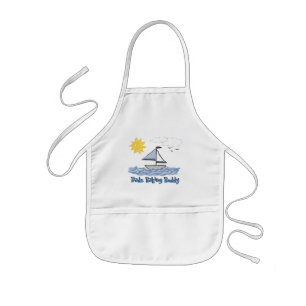 Avental Infantil Pais Baking Buddy Sailboat
