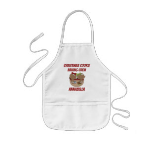Avental Infantil Pão de gengibre de cozinha de Natal