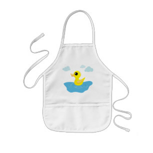Avental Infantil Pato de borracha