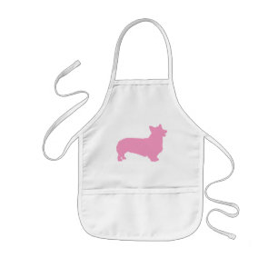 Avental Infantil Pembroke Welsh Corgi (rosa)