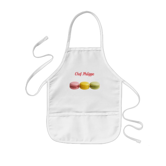 Avental Infantil Personalized kid apron, custom name kid apron (Frente)
