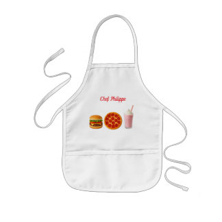 Avental Infantil Personalized kid apron, custom name kid apron