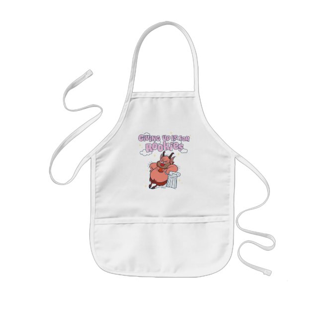 Avental Infantil Phil - Giving Up is for Rookies Kids' Apron (Frente)