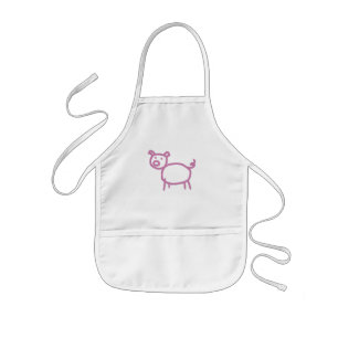 Avental Infantil Piggy
