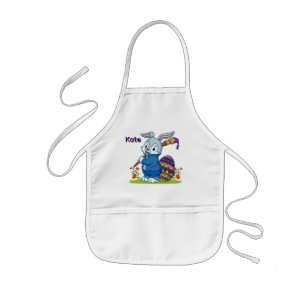 Avental Infantil Pintor de Páscoa Personalizado