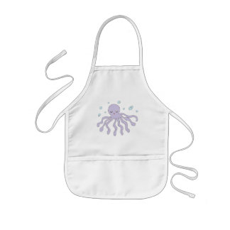 Avental Infantil Polvo roxo bonito