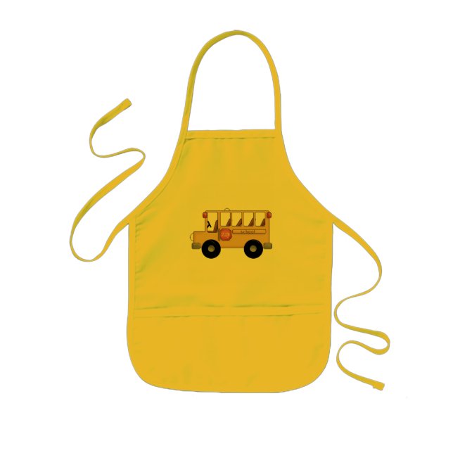 Avental Infantil Pouco auto escolar (Frente)