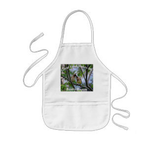 Avental Infantil Punny Apron Birds fará você feliz