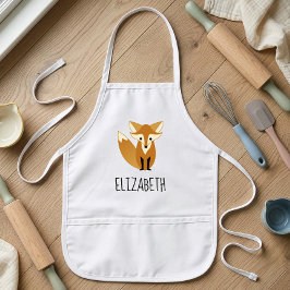 Avental Infantil Rapariga da Floresta Personalizada Fofa