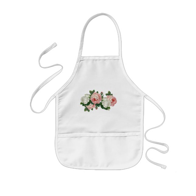 Avental Infantil Romance Floral  (Frente)