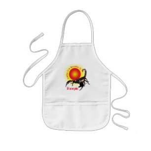 Avental Infantil Scorpio October 24 to novembros de 22 Aprons