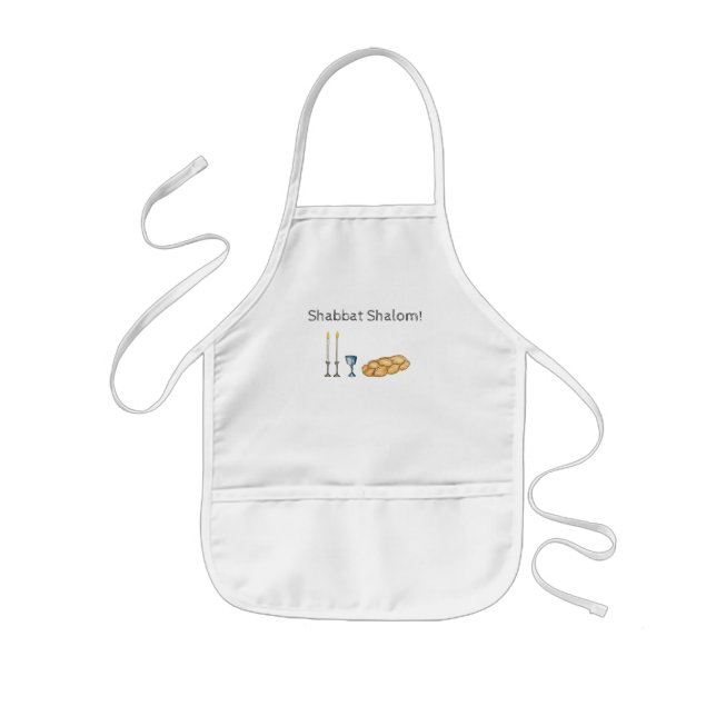 Avental Infantil Shabbat Sketch Apron (Frente)