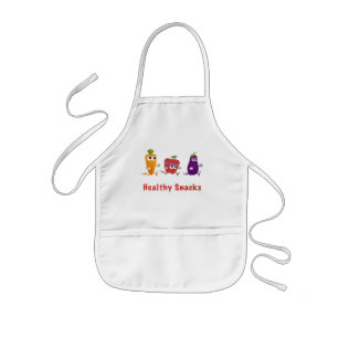 Avental Infantil Snacks saudáveis