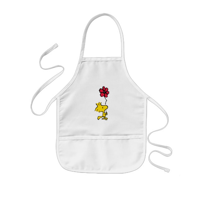 Avental Infantil Snoopy So Sweet Flower Pattern (Frente)