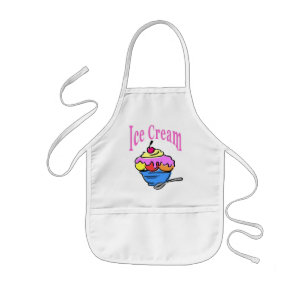 Avental Infantil Sorvete Apron