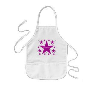 Avental Infantil Superstar Apron, Roxo