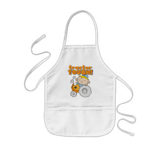 Avental Infantil T-shirt e presentes resistentes do trator