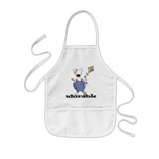 Avental Infantil T-shirts e presentes de cães adoráveis