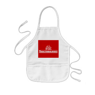 Avental Infantil Trator Vermelho, Tractorologista