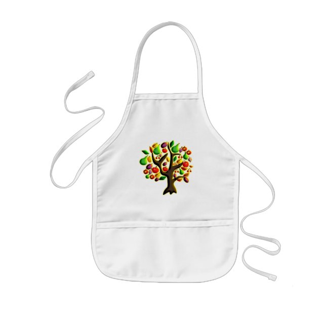 Avental Infantil Tu Bishvat (Frente)
