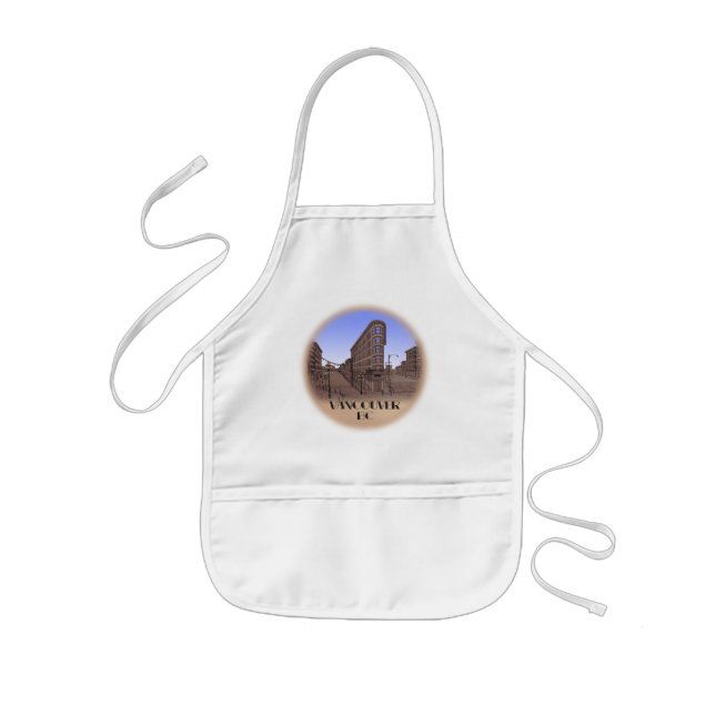 Avental Infantil Vancouver Canada Souvenir Apron e presentes no Coz (Frente)