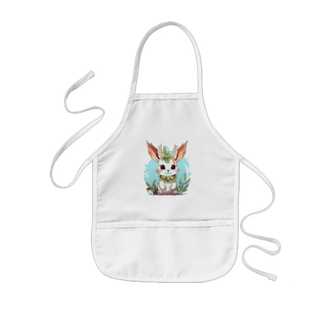 Avental Infantil White Jacalope (Frente)