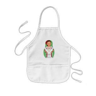 Avental Infantil Yucatan Matryoshka Kids Apron mexicano