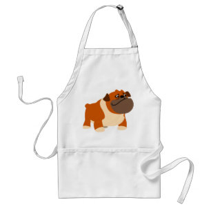 Avental inglês do cozinhar do buldogue dos
