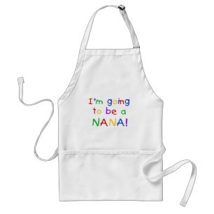 Avental Ir ser uma Nana - camiseta das cores preliminares