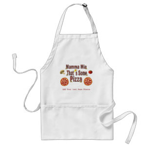 Avental Isso é uma pizza