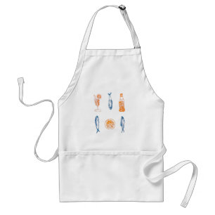 Avental Itália Summer Sardine e Aperol Apron