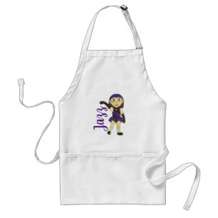 Avental Jazz Dancer Classe Purple Considerando Figurume Da