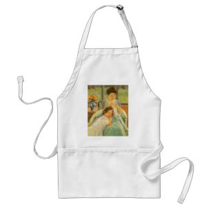 Avental Jovem Mãe Costurando de Mary Cassatt, Arte Antiga