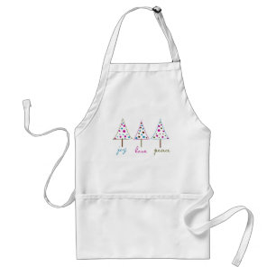 Avental Joy, Love, Peace Apron