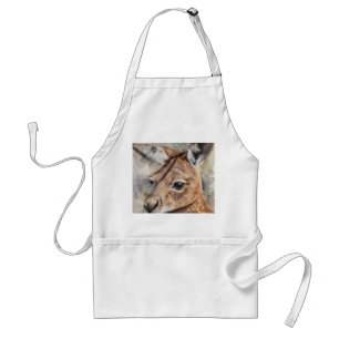 Avental Kangaroo Watercolor Art