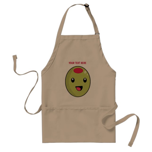 Avental Kawaii Olive Apron (Frente)