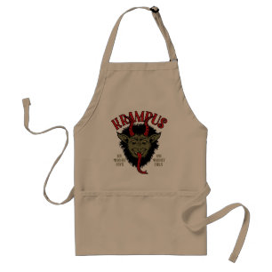 Avental Krampus enfrenta impertinente
