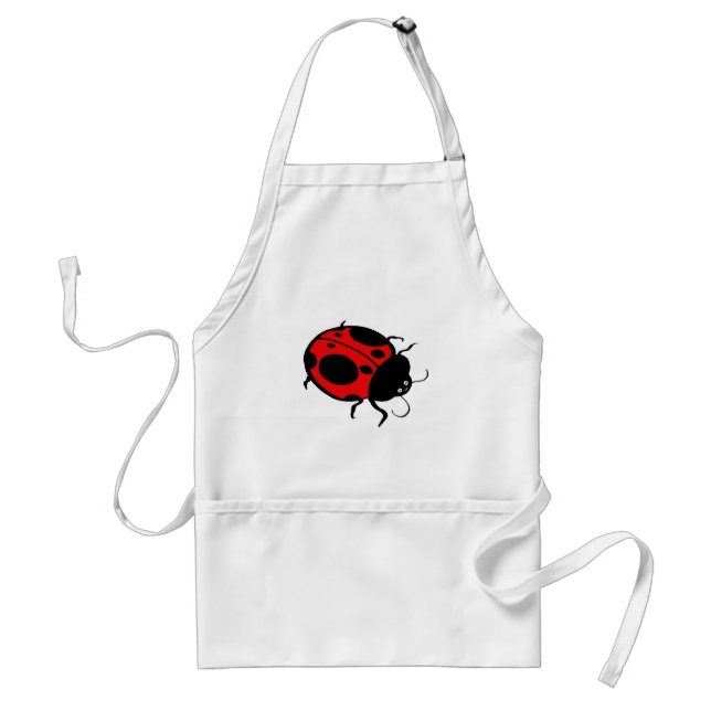 Avental Ladybug sorridente - (Frente)