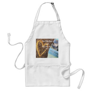Avental Lago Tahoe Blue Water Tree Heart Love